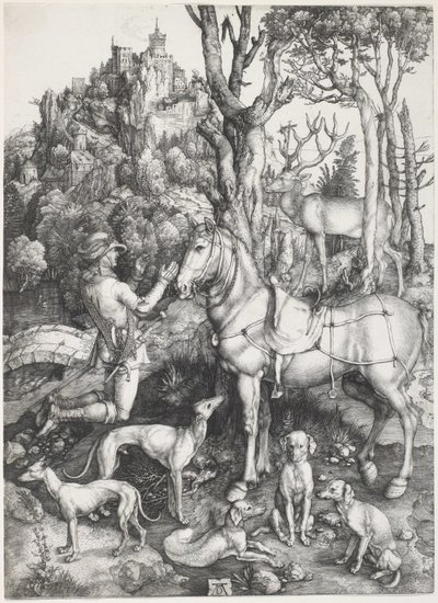 Saint Eustace by Albrecht Dürer
